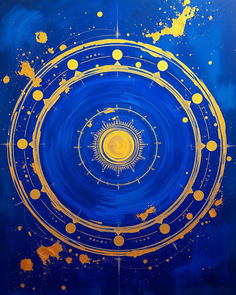 Jupiter planetary intention artwork — Expansion, Wisdom, Business