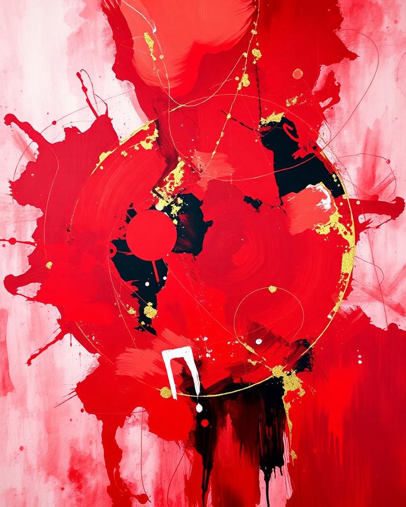 Mars planetary intention artwork — Action, Courage, Vitality