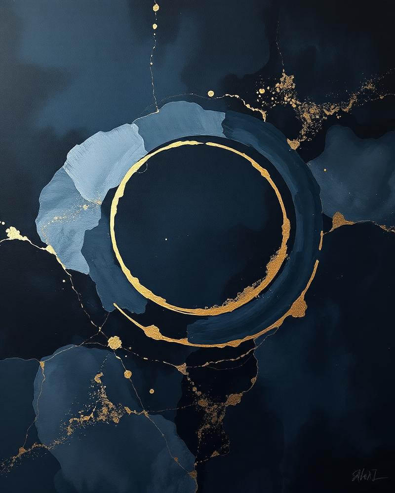 Saturn planetary intention artwork — Discipline, Legacy, Structure